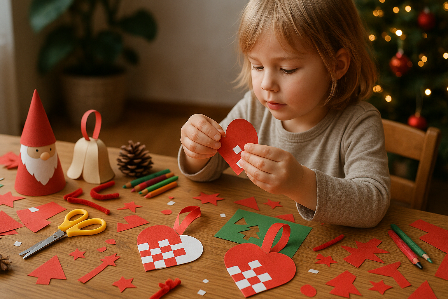 julpyssel för barn - Illustration
